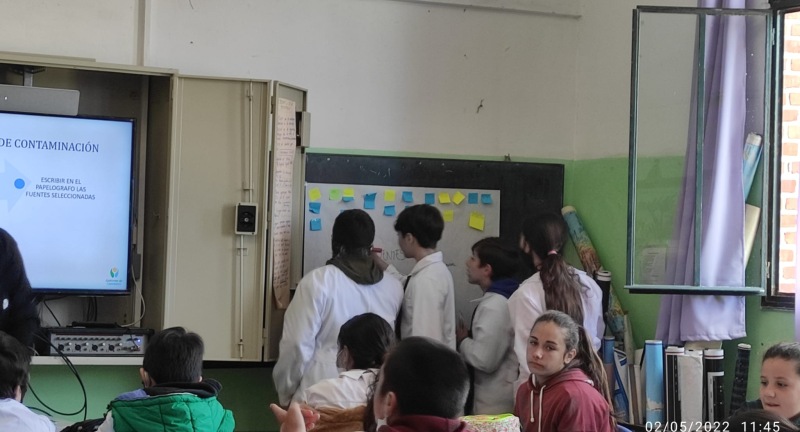 Taller de educación ambiental en la Escuela N° 104 de Santa Lucía Taller de educación ambiental en la Escuela N° 104 de Santa Lucía