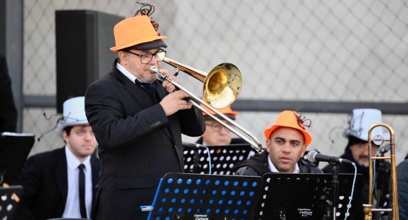 Banda Municipal en la inauguración de del Plan de Mejoramiento Barrial en Municipal 1 de Santa Lucía Banda Municipal en la inauguración de del Plan de Mejoramiento Barrial en Municipal 1 de Santa Lucía
