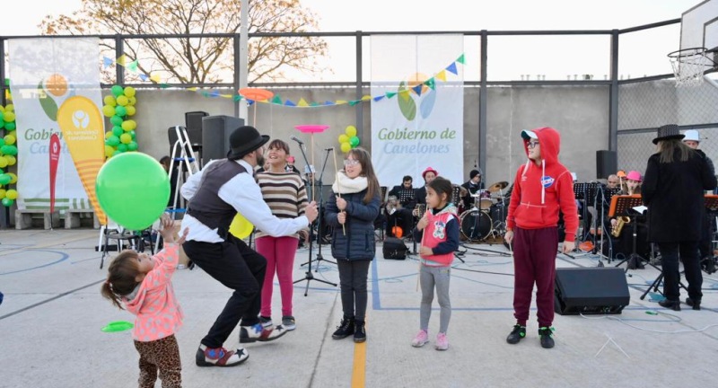 Se inauguraron las obras del Plan de Mejoramiento Barrial en Municipal 1 de Santa Lucía 