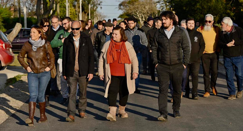 Autoridades de la Intendencia recorrieron obra vial e hidráulica de la Av. Márquez Castro en Solymar Autoridades de la Intendencia recorrieron obra vial e hidráulica de la Av. Márquez Castro en Solymar