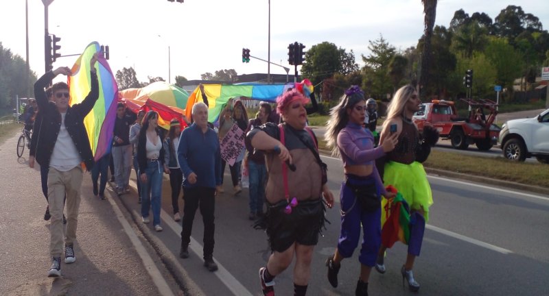 En setiembre Nicolich marchó por la Diversidad En setiembre Nicolich marchó por la Diversidad