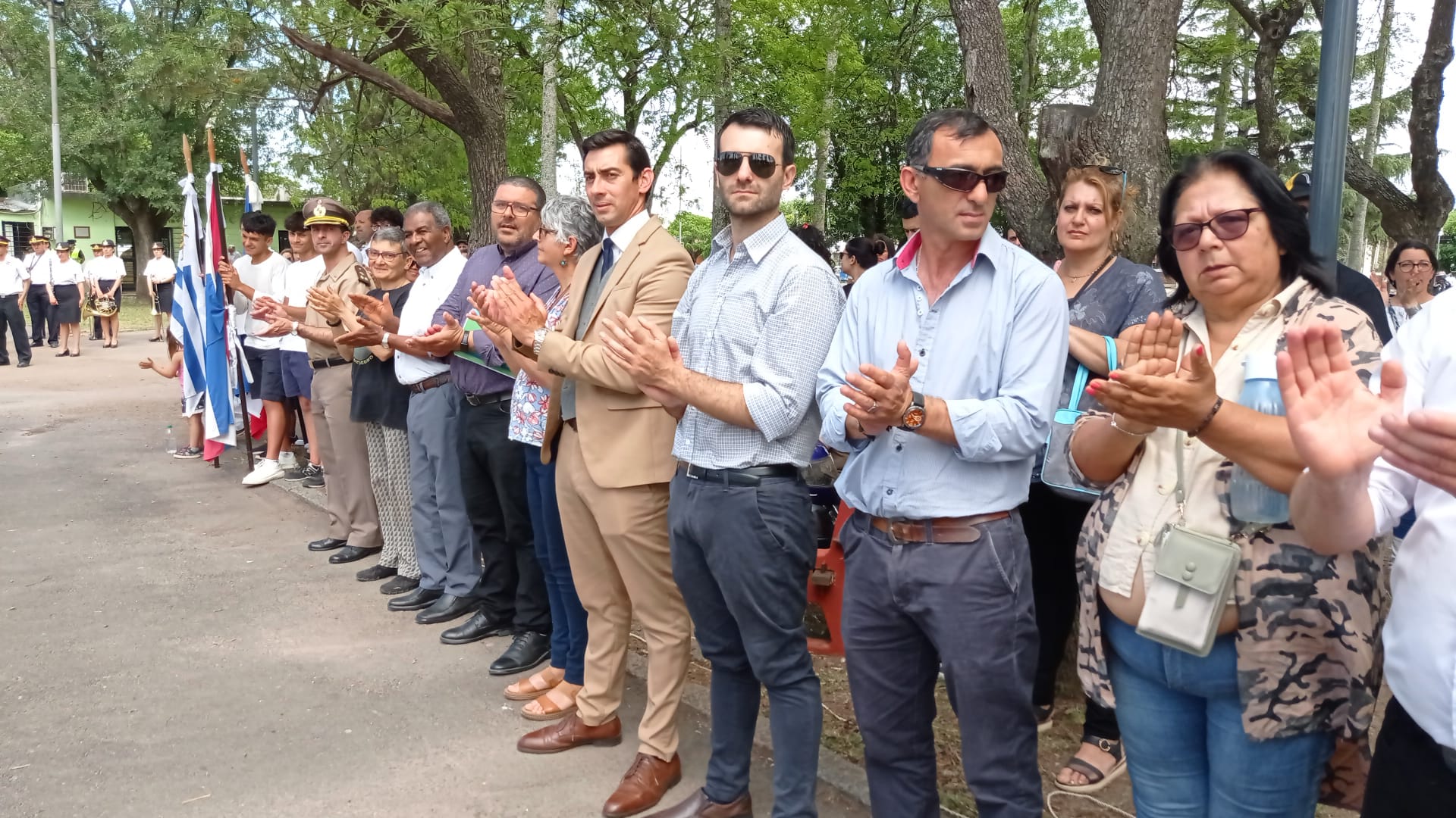 Autoridades en la conmemoración de los 133 años de Toledo