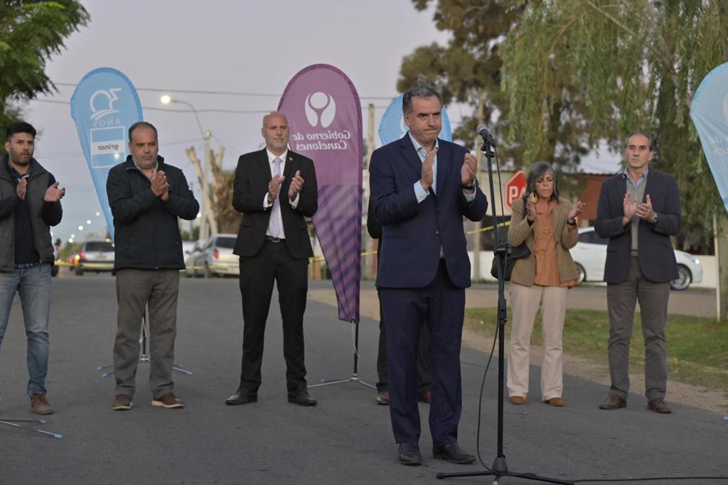 Intendente Orsi inauguró importante obra en el barrio Pueblo Nuevo de Las Piedras Intendente Orsi inauguró importante obra en el barrio Pueblo Nuevo de Las Piedras