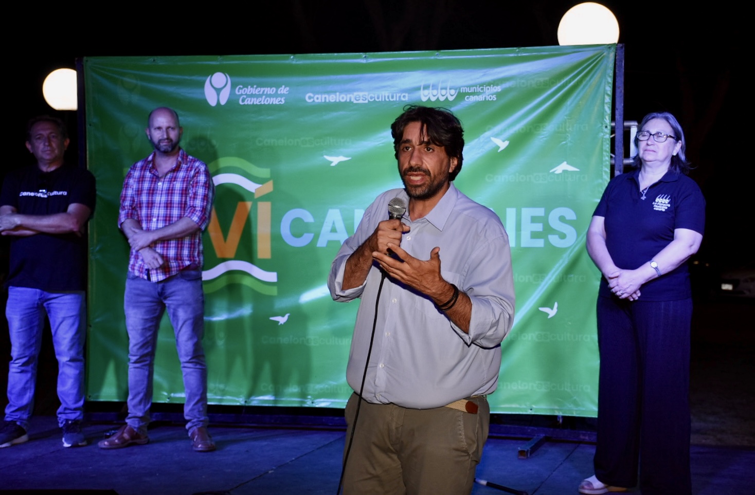 Oratoria del Intendente interino de Canelones, Marcelo Metediera, en la apertura de Viví Canelones en Costa Azul Oratoria del Intendente interino de Canelones, Marcelo Metediera, en la apertura de Viví Canelones en Costa Azul