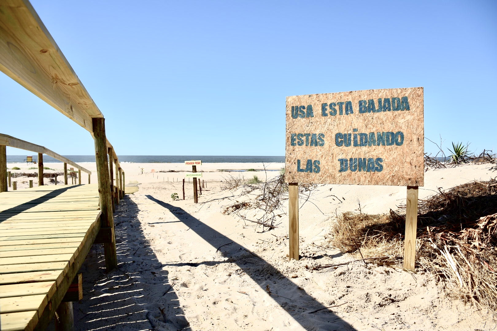 Personas privadas de libertad recuperan las bajadas a la playa en Parque del Plata Personas privadas de libertad recuperan las bajadas a la playa en Parque del Plata