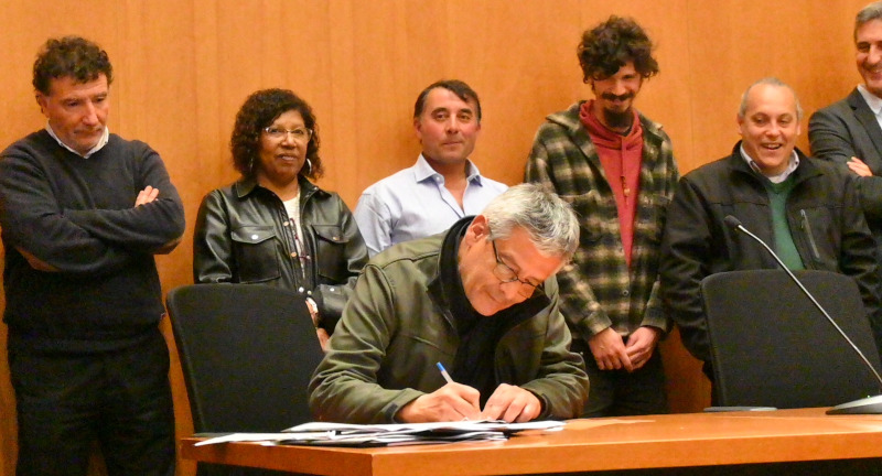 11 municipios de Canelones firmaron convenio con el proyecto Sembrando Nuestra Huerta de OPP 11 municipios de Canelones firmaron convenio con el proyecto Sembrando Nuestra Huerta de OPP