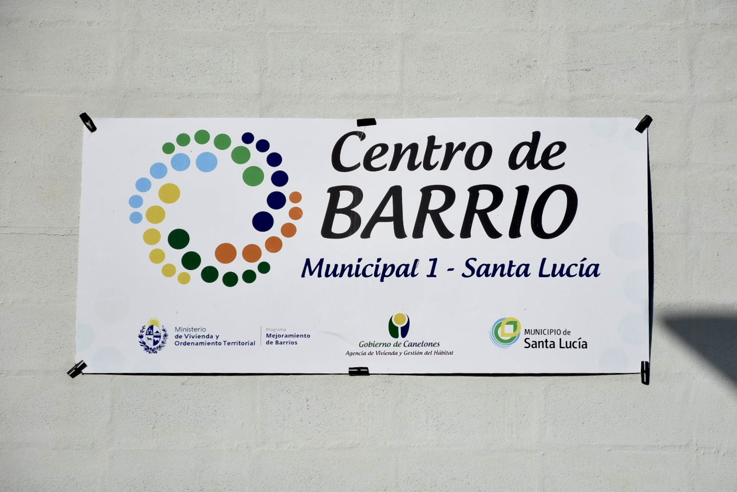 Centro de Barrio de Municipal 1 que forma parte del proyecto de Mejoramiento de Barrios Centro de Barrio de Municipal 1 que forma parte del proyecto de Mejoramiento de Barrios