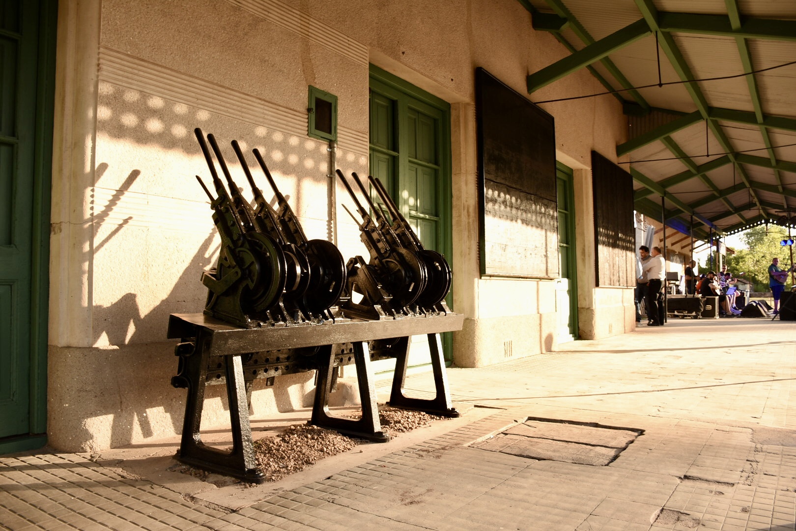 Se inauguró la restauración exterior de la estación de AFE en Santa Lucía Se inauguró la restauración exterior de la estación de AFE en Santa Lucía