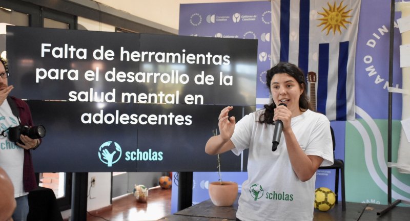 Scholas de Ciudadanía: el abordaje de los y las jóvenes a las problemáticas de su realidad social y el compromiso de Canelones de trabajar en las soluciones