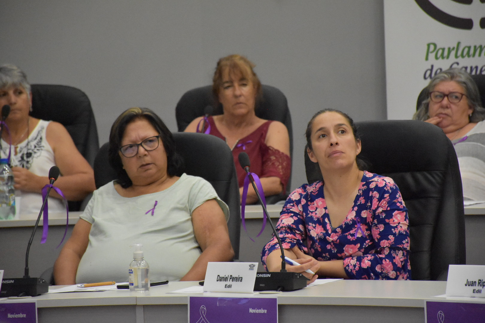 Sesión extraordinaria en la Junta Departamental de Canelones, en el marco del Mes Internacional para la Eliminación de la Violencia Contra las Mujeres Sesión extraordinaria en la Junta Departamental de Canelones, en el marco del Mes Internacional para la Eliminación de la Violencia Contra las Mujeres