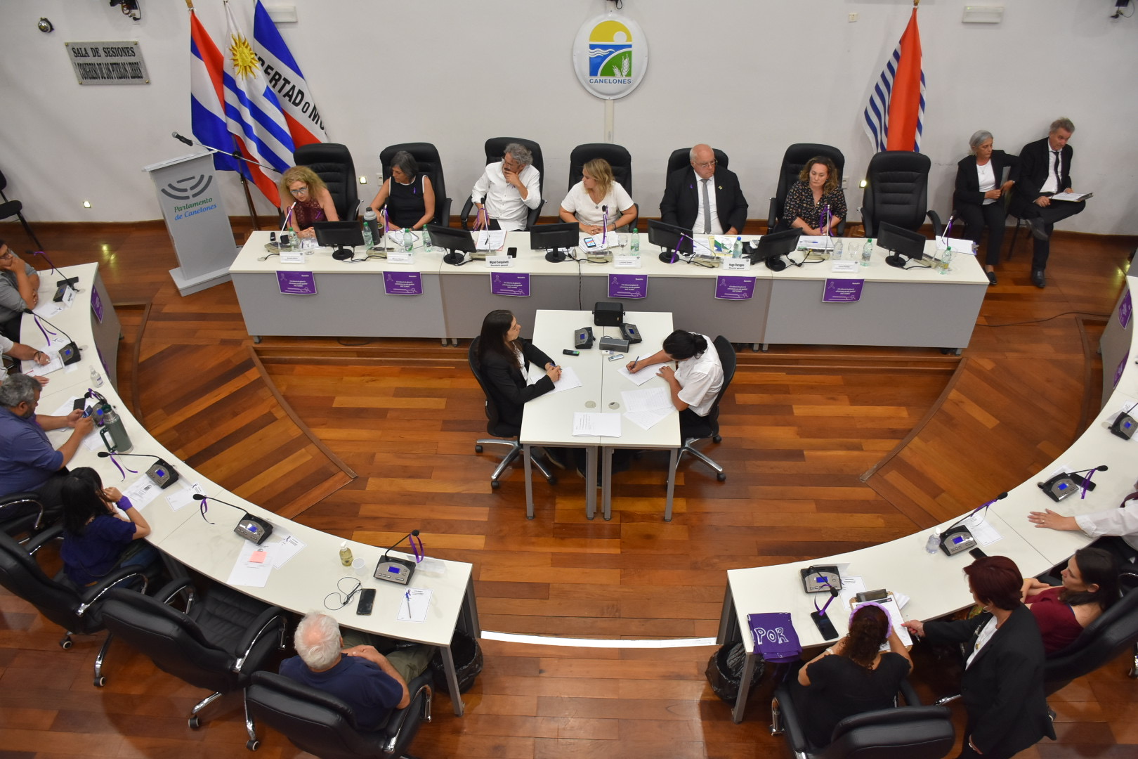 Sesión extraordinaria en la Junta Departamental de Canelones, en el marco del Mes Internacional para la Eliminación de la Violencia Contra las Mujeres Sesión extraordinaria en la Junta Departamental de Canelones, en el marco del Mes Internacional para la Eliminación de la Violencia Contra las Mujeres