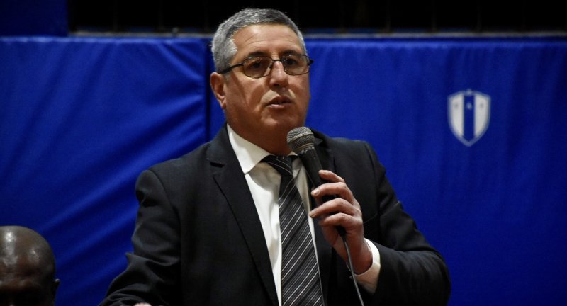 El Presidente de la Comisión de Básquetbol, Jorge Maldonado, en la inauguración de las nuevas obras del Estadio Federal Cirilio Malnatti del Club Atlético Juventud de Las Piedras El Presidente de la Comisión de Básquetbol, Jorge Maldonado, en la inauguración de las nuevas obras del Estadio Federal Cirilio Malnatti del Club Atlético Juventud de Las Piedras