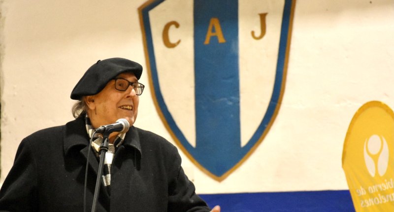 Exintendente de Canelones, Dr. Márcos Carámbula, en la inauguración de las nuevas obras del Estadio Federal Cirilio Malnatti del Club Atlético Juventud de Las Piedras