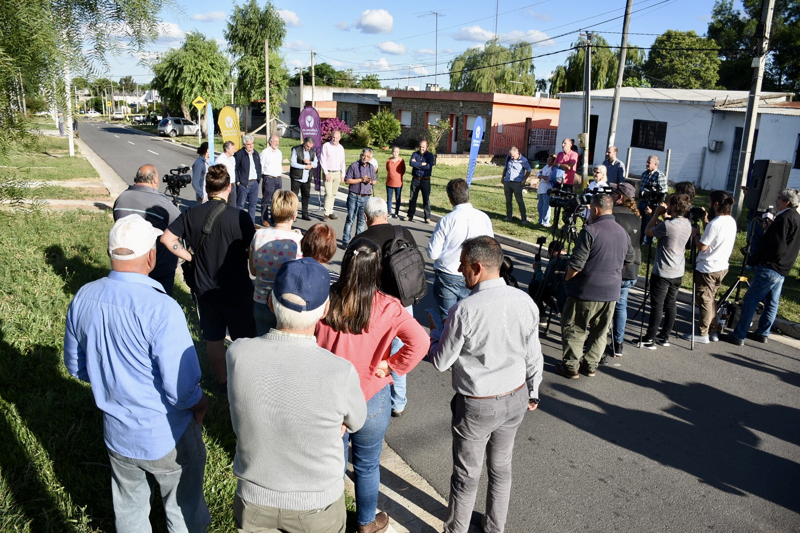 Se inauguraron importantes obras de consolidación de la periferia urbana de la ciudad de Canelones 