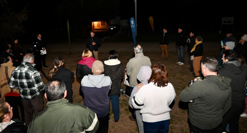 Las Brujas celebró la inauguración de 118 luminarias Las Brujas celebró la inauguración de 118 luminarias