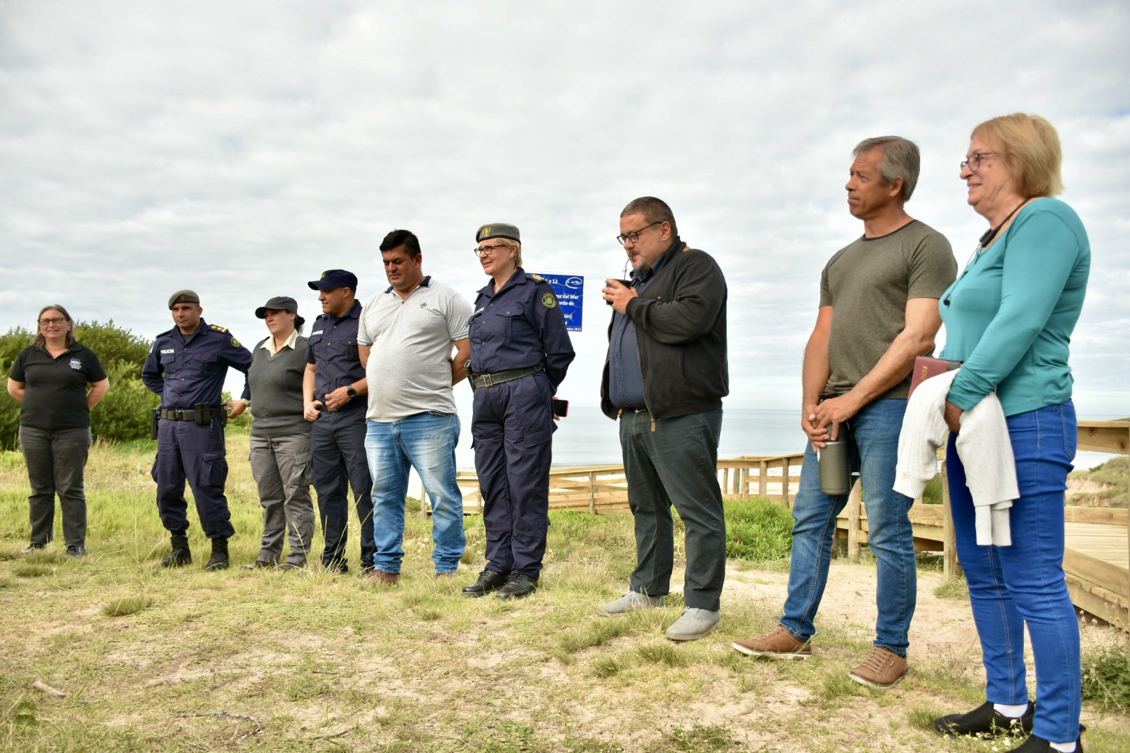 Una nueva bajada accesible en Balneario Sierras del Mar del municipio de La Floresta Una nueva bajada accesible en Balneario Sierras del Mar del municipio de La Floresta