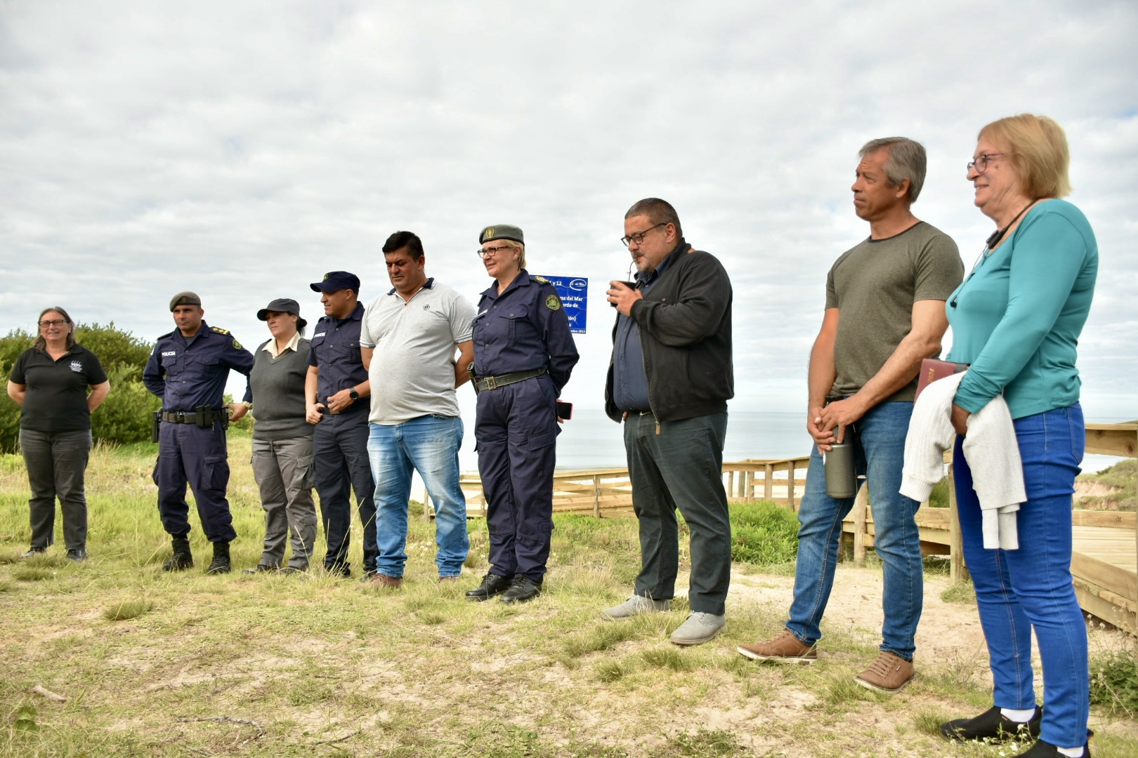 Una nueva bajada accesible en Balneario Sierras del Mar del municipio de La Floresta