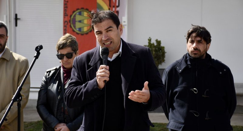 Se inauguró nueva terminal de ómnibus de La Paz y se presentaron obras de consolidación en el barrio Porvenir Se inauguró nueva terminal de ómnibus de La Paz y se presentaron obras de consolidación en el barrio Porvenir
