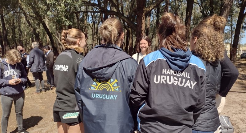 Jugadoras de la Selección Uruguaya de Handball