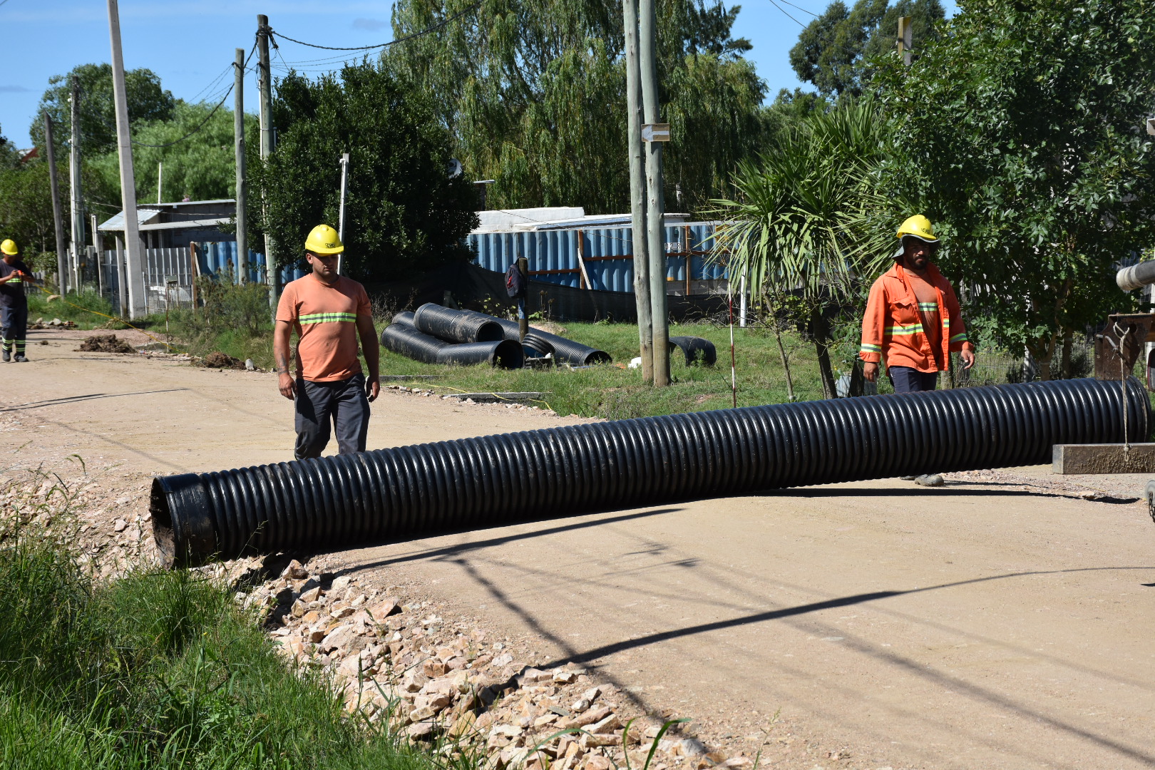 Obras del sistema hidráulico se ejecutan en primera instancia - Joaquín Suárez