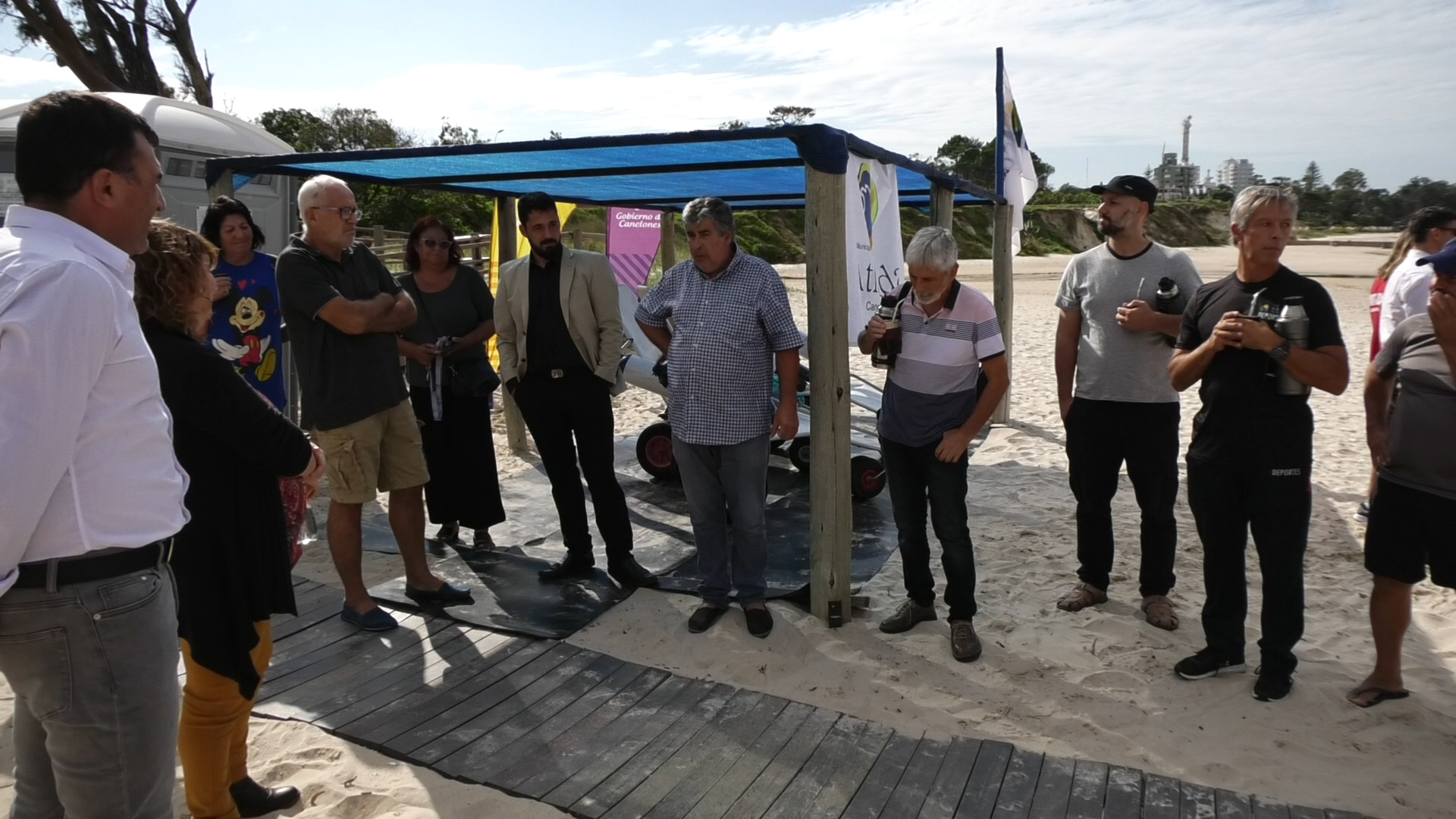 El programa de accesibilidad al mar que lleva adelante la Intendencia de Canelones es un modelo aplicable a otras zonas del país El programa de accesibilidad al mar que lleva adelante la Intendencia de Canelones es un modelo aplicable a otras zonas del país