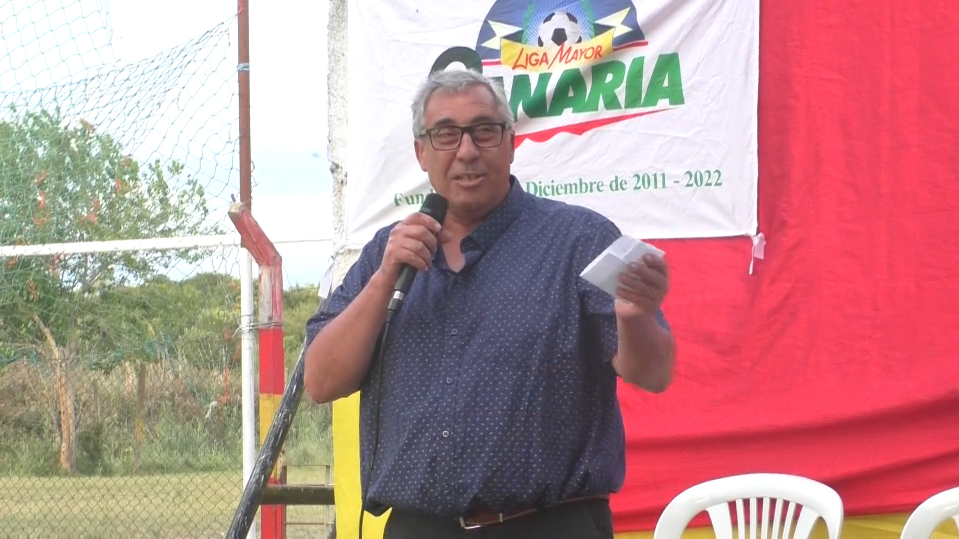 Presidente del Club Ítalo Americano, Mario Silveira, en el aniversario del Club Ítalo Americano de Barros Blancos Presidente del Club Ítalo Americano, Mario Silveira, en el aniversario del Club Ítalo Americano de Barros Blancos