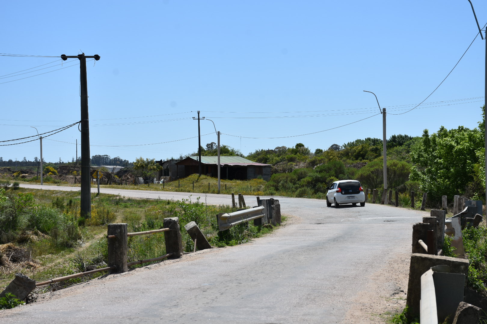 Puente La Sorda previo a las obras de pavimentación Puente La Sorda previo a las obras de pavimentación