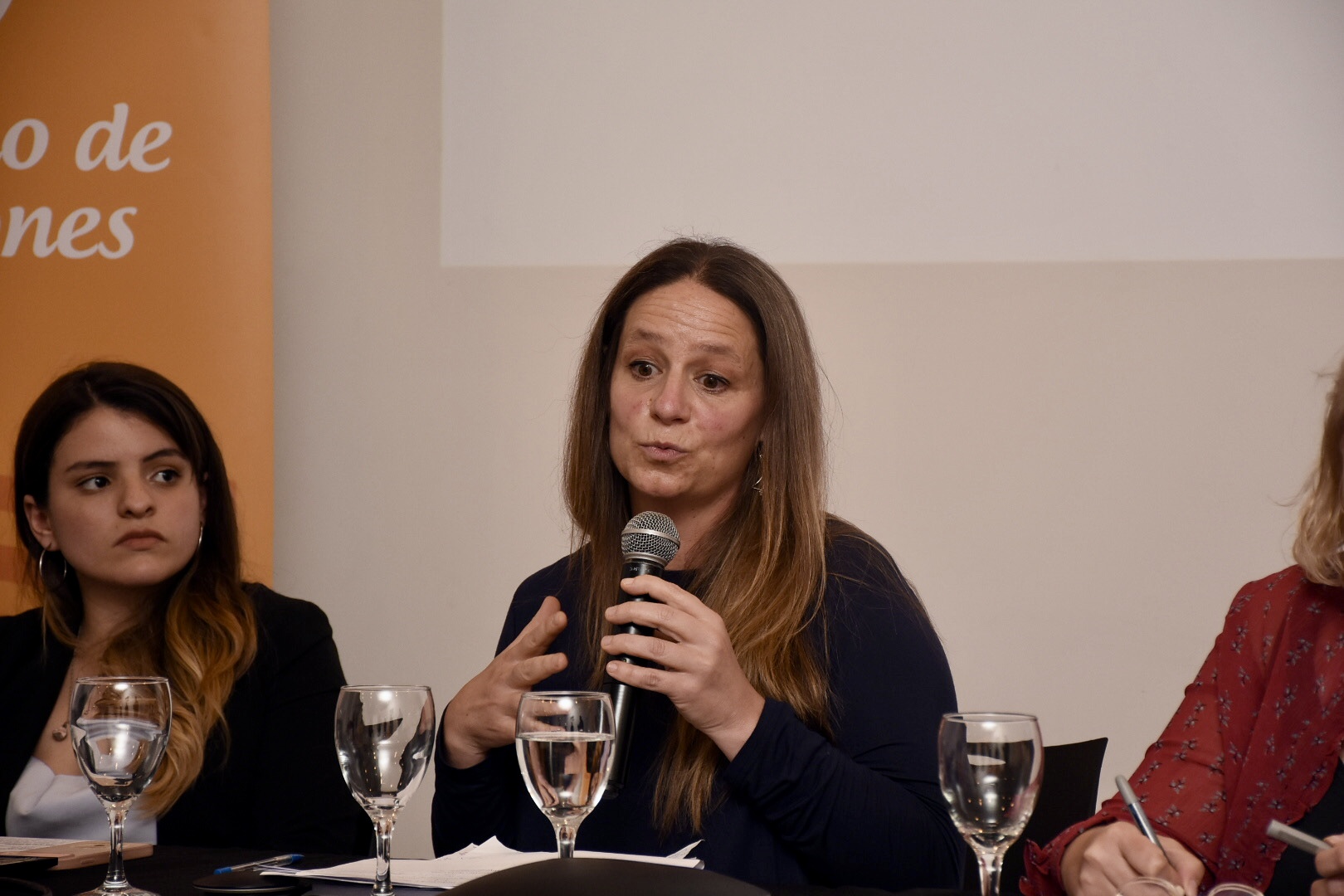 Representante de Facultad de ciencias sociales de UDELAR, Anabel Rieiro, en el Conversatorio de derecho a la alimentación y seguridad alimentaria de Canelones Representante de Facultad de ciencias sociales de UDELAR, Anabel Rieiro, en el Conversatorio de derecho a la alimentación y seguridad alimentaria de Canelones