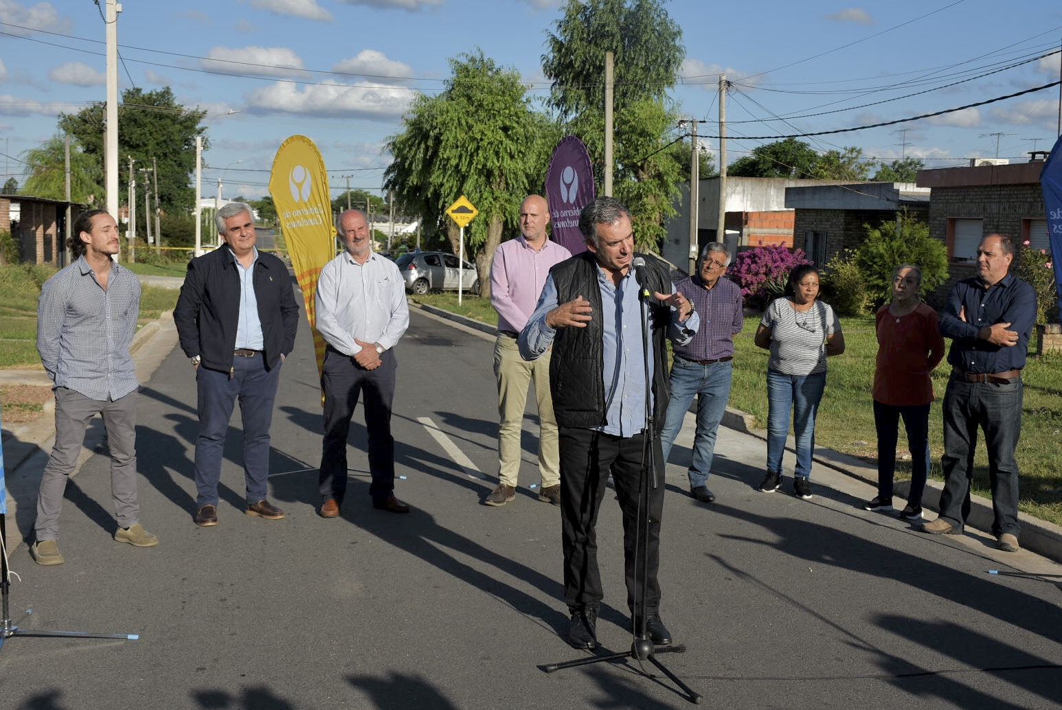 Se inauguraron importantes obras de consolidación de la periferia urbana de la ciudad de Canelones 