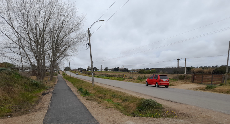 Construcción de senda peatonal en Juanicó Construcción de senda peatonal en Juanicó