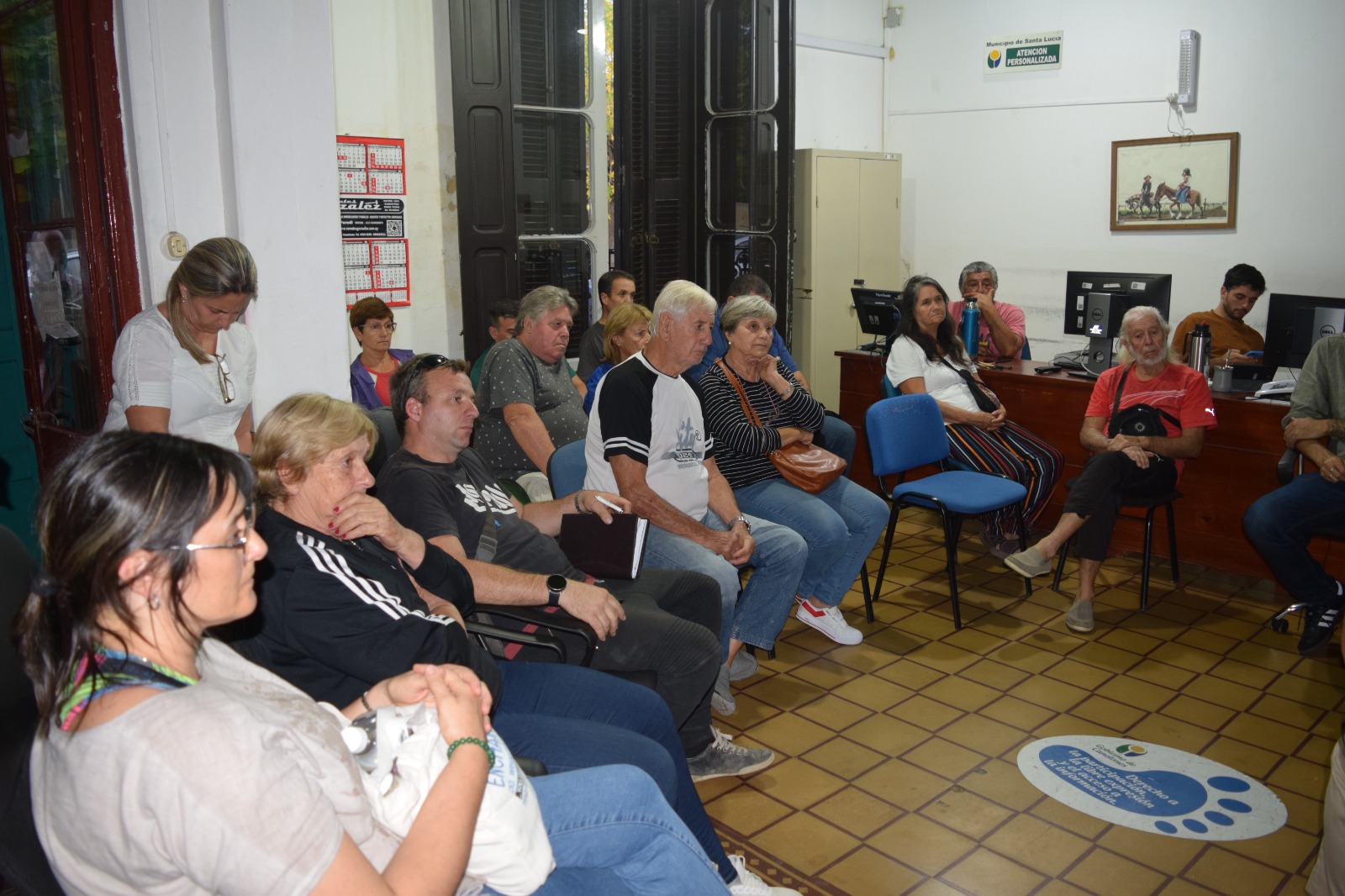Reunión del CECOED en Santa Lucía