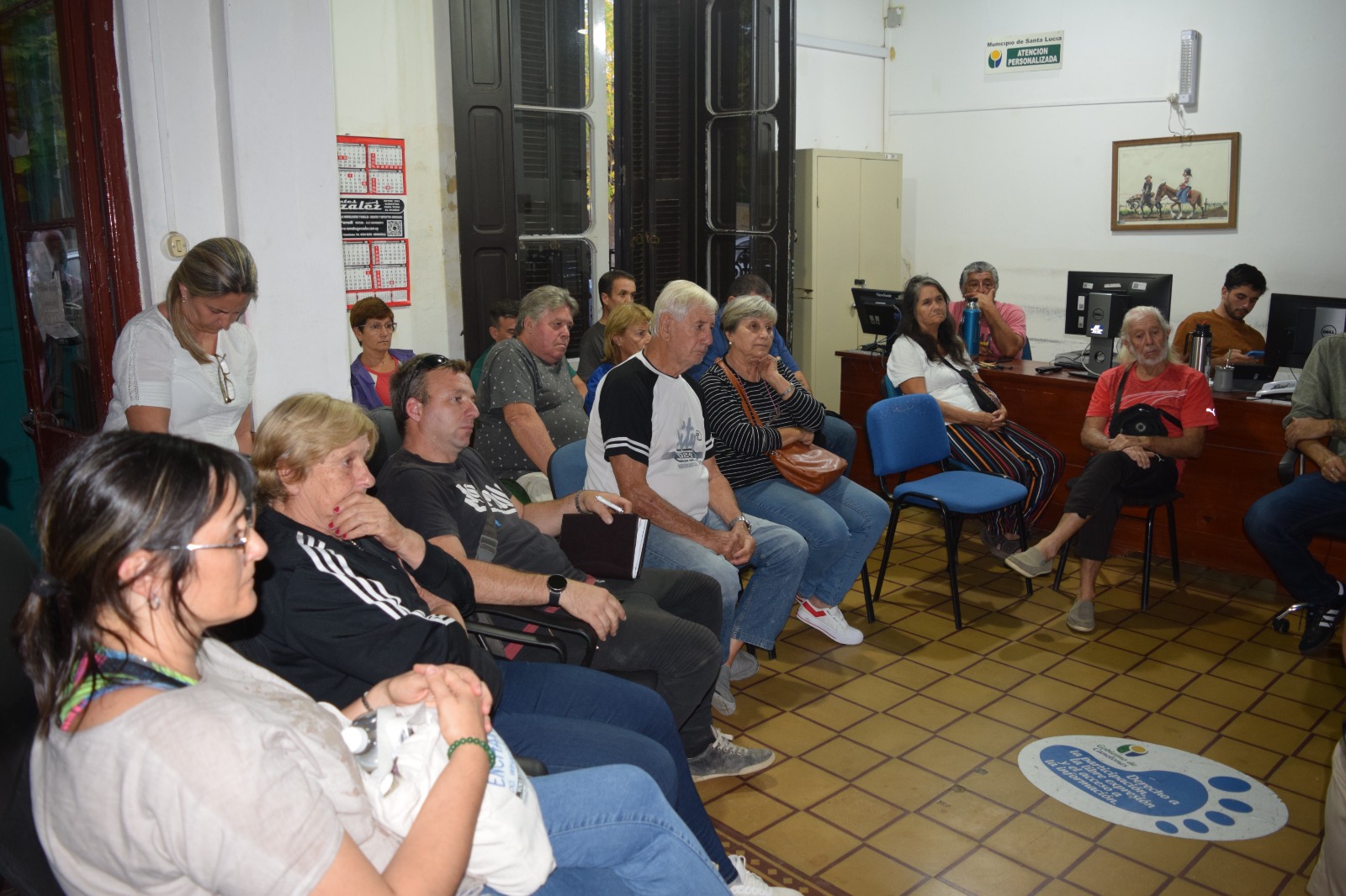 Reunión del CECOED en Santa Lucía Reunión del CECOED en Santa Lucía