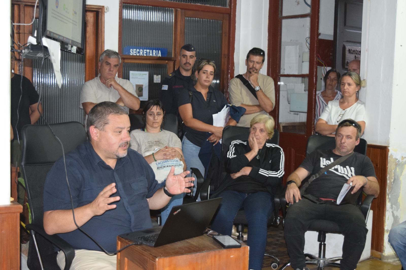 Reunión del CECOED en Santa Lucía Reunión del CECOED en Santa Lucía