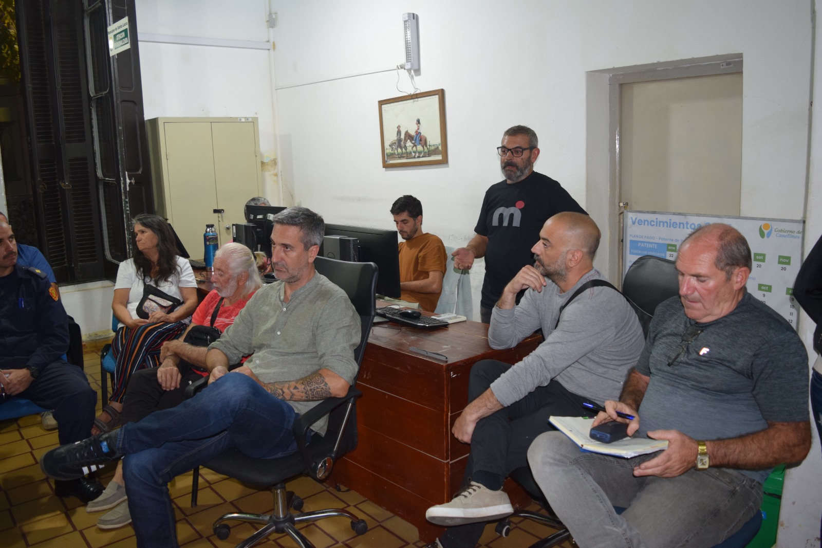 Reunión del CECOED en Santa Lucía