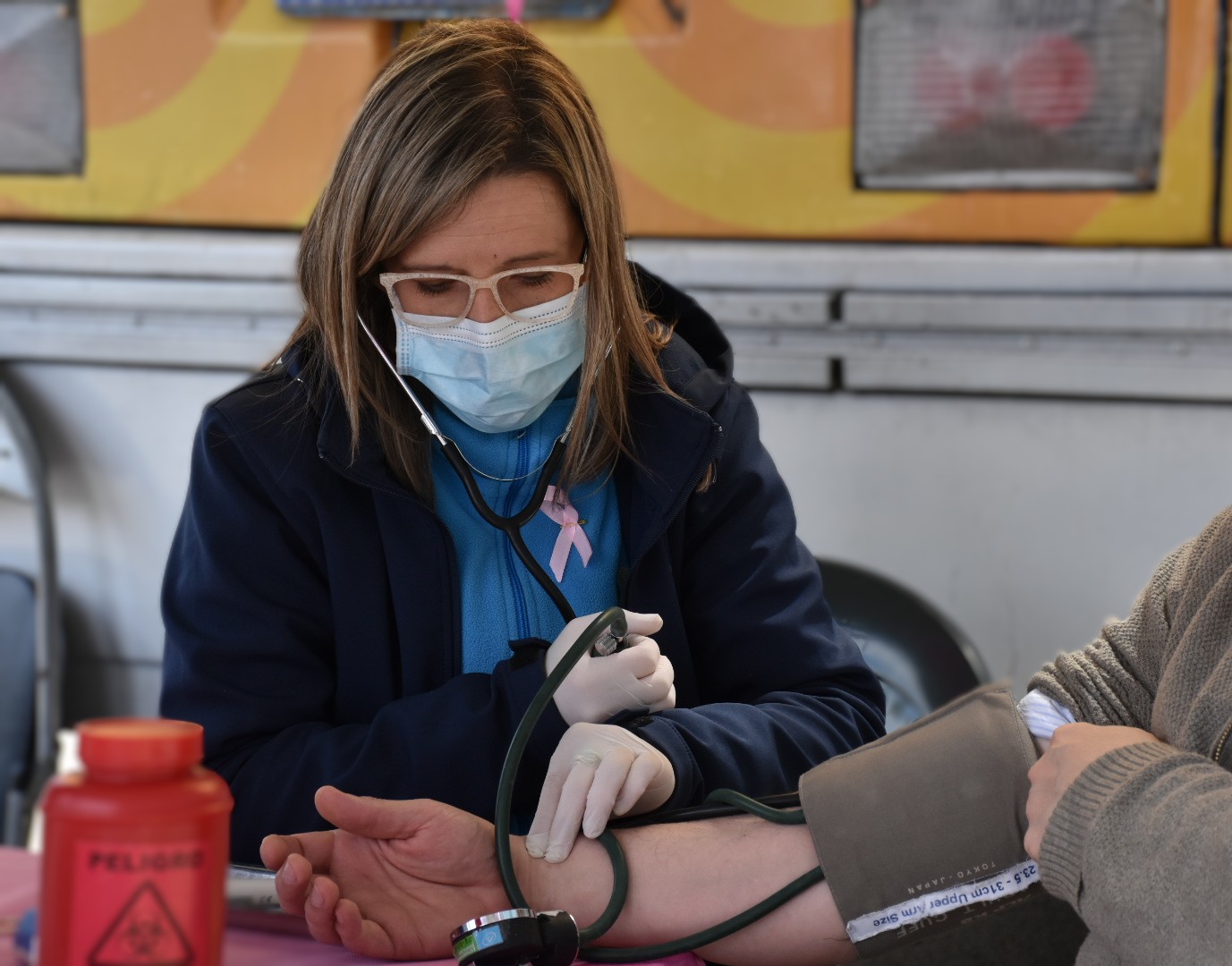 Toma de presión en Móvil Canario de Salud Toma de presión en Móvil Canario de Salud