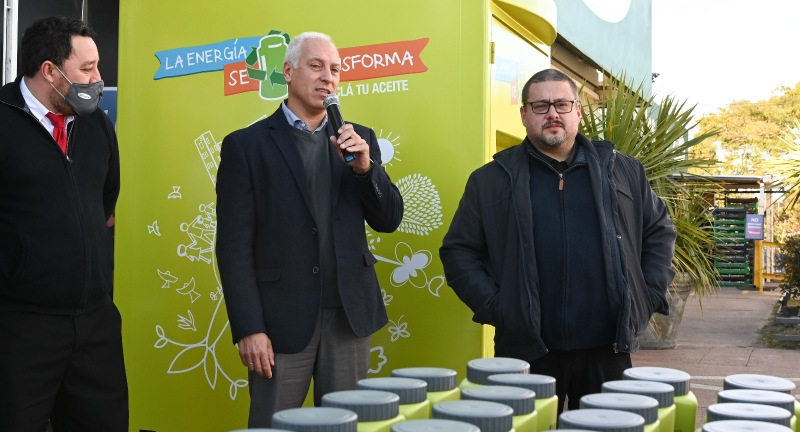 Lanzamiento de zona de reciclaje en El Pinar Lanzamiento de zona de reciclaje en El Pinar