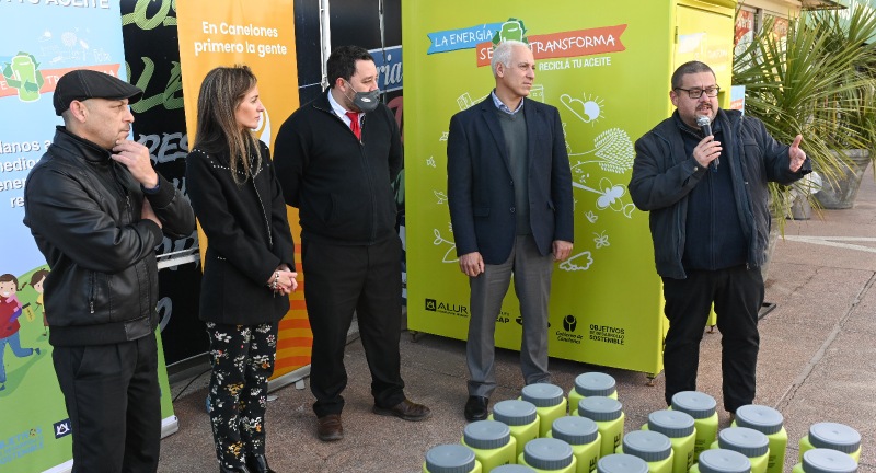 Lanzamiento de zona de reciclaje en El Pinar Lanzamiento de zona de reciclaje en El Pinar