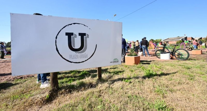Quedó inaugurado el nuevo espacio público Unión en Los Cerrillos Quedó inaugurado el nuevo espacio público Unión en Los Cerrillos