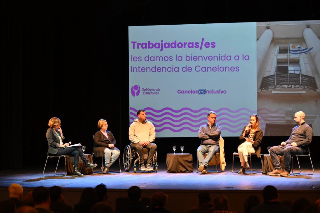 Gobierno de Canelones les dio la bienvenida a 32 personas con discapacidad que desempeñarán tareas en todo el departamento Gobierno de Canelones les dio la bienvenida a 32 personas con discapacidad que desempeñarán tareas en todo el departamento
