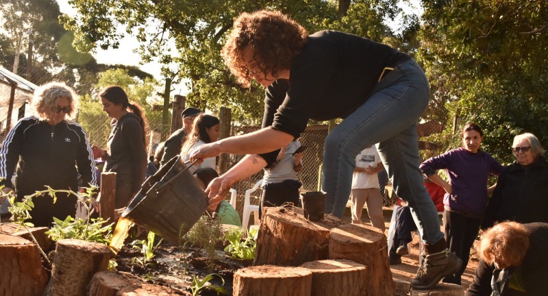 Jornada huertas huertas familiares, educativas, urbanas y comunitarias en Atlántida