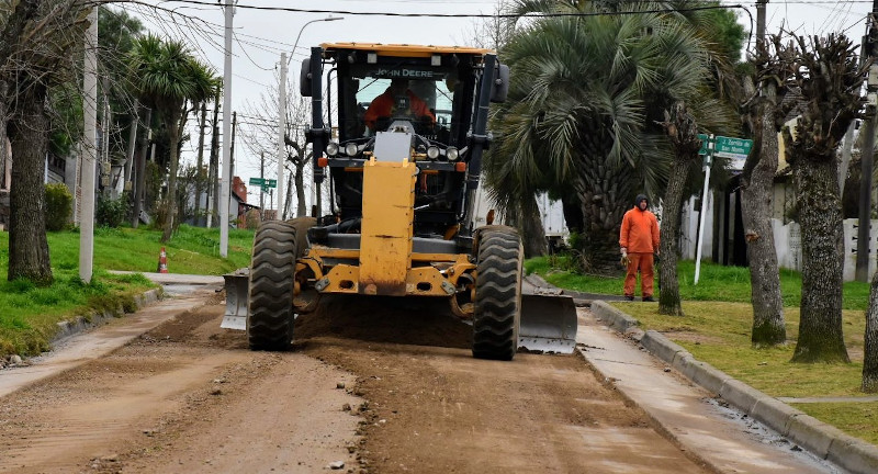 Se ejecutan obras de reacondicionamiento en barrio Centenario de Pando