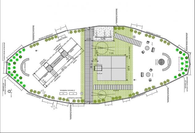 Planta Proyecto Remodelación plaza Alí Primera Imagen