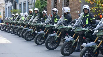 Imagen Presentación de recambio de flota de motos para el Cuerpo Inspectivo de Tránsito de Canelones