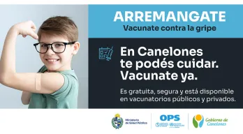 Imagen Canelones adhiere a la campaña de vacunación contra la gripe del MSP Arremangate
