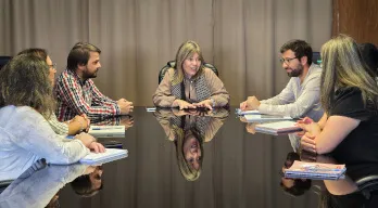 Imagen Intendenta recibió a las nuevas autoridades de los hospitales de ASSE del departamento