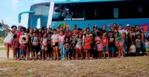 Niños y niñas del departamento participaron de la jornada “En verano disfrutá tus derechos” en Las Brujas 