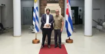 Intendente Metediera recibió al nuevo Embajador de Cuba en Uruguay 