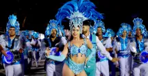 Concurso de Escolas de Samba en el Sambódromo del Parque Roosevelt 