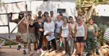 Autoridades de la Intendencia y el MVOT realizaron recorrida en el barrio Nueva Esperanza de Solymar norte 