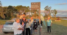 Inauguración del espacio público Selma Varsi en Atlántida